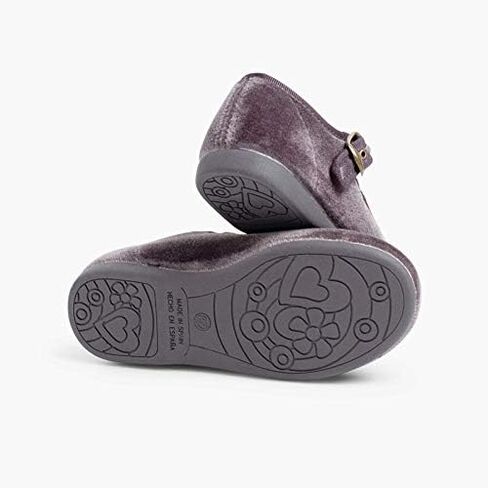 Pisamonas Girls Buckle Up Velvet Mary Janes in Kuwait