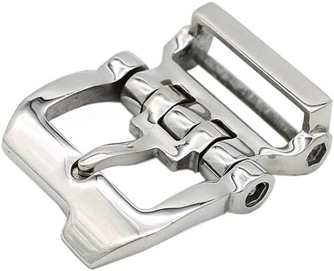 SENWA Stainless Steel Center Bar Single Prong Rectangular Belt Buckle-1.6"(40mm) for 1.5"(38mm) Belt in Kuwait
