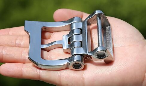 SENWA Stainless Steel Center Bar Single Prong Rectangular Belt Buckle-1.6"(40mm) for 1.5"(38mm) Belt in Kuwait