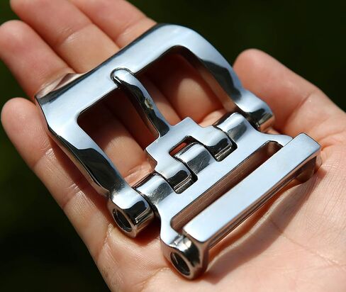SENWA Stainless Steel Center Bar Single Prong Rectangular Belt Buckle-1.6"(40mm) for 1.5"(38mm) Belt in Kuwait
