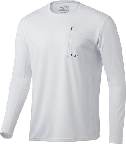 HUK Mens Icon X Pocket Shirt | Long-Sleeve Performance Shirt in Saudi Arabia