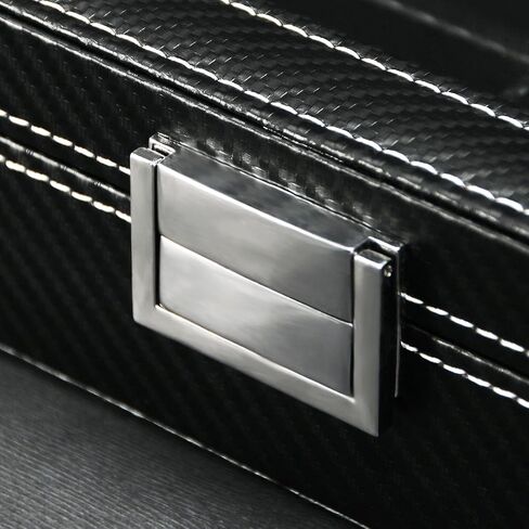 ByKen Sunglasses Organizer for Women Men, Eyeglasses Display Case,Carbon Fiber Sunglasses Collection Box, Sunglass Glasses Storage Holder Box,8 Slots Black in Kuwait