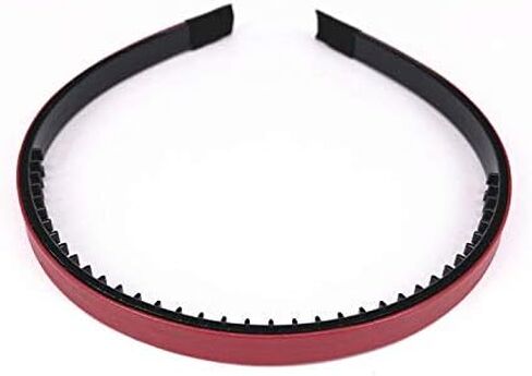Xiwstar Skinny Leather Covered Twist Headband Hair Bows Hair Loop Clasp Glitter Party Hairbands for Women and Girls (Solid Narrow - 7pcs) in Saudi Arabia