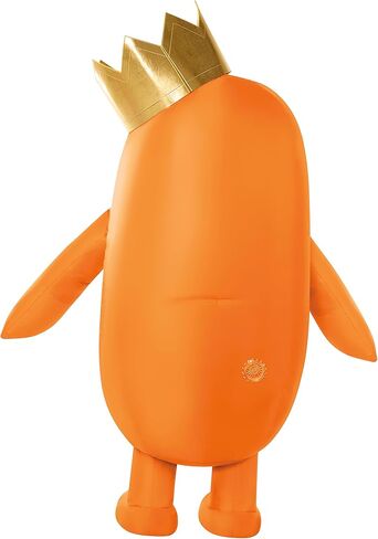 زي روح الهالوين الخريفي للأطفال باللون البرتقالي القابل للنفخ | أزياء الألعاب | أزياء مضحكة | تعمل بالمروحة in Kuwait