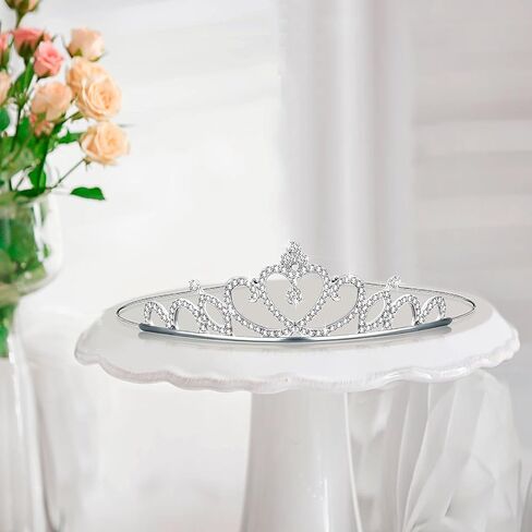 Chuangdi 6 Pieces Girls Crystal Tiara Crown Rhinestone Tiara Crown Princess Crown Crystal Headband Hair Jewelry for Girls Women Birthday Party Wedding Prom Bridal Christmas Valentine Halloween in Saudi Arabia