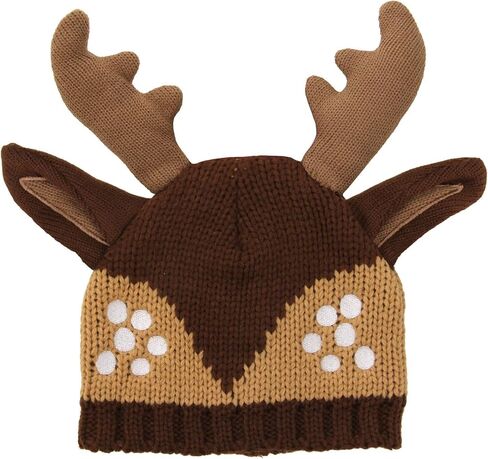 elope Deer Fawn Reindeer Knit Beanie Hat in Saudi Arabia