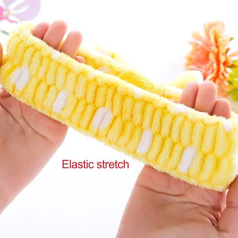 عصابات رأس للمنتجعات الصحية، عصابة رأس من الصوف المرجاني، عصابة رأس لمستحضرات التجميل، عصابة رأس جميلة لغسيل الوجه، عصابات رأس للاستحمام، أغطية رأس ناعمة على شكل فيونكة لشعر السبا، مستلزمات حفلات أعياد الميلاد (6 عبوات) in Kuwait