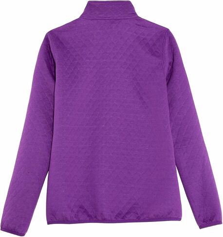 Womens Long Sleeve Quilted Pattern Sweatshirts Snap Button Pullovers Shirts Tops in Saudi Arabia