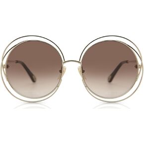 Chloe Carlina Sunglasses CH0045S 004 Gold/Black 58mm 45 in Kuwait