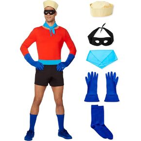 Spirit Halloween SpongeBob SquarePants Adult Barnacle Boy Costume | Officially Licensed | Group Costume | Nickelodeon in Saudi Arabia