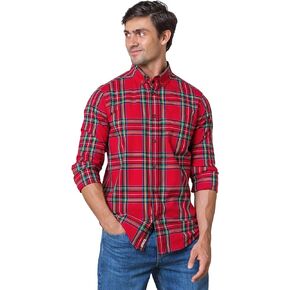Hope & Henry Men's Long Sleeve Poplin Button Down Shirt