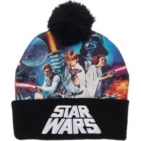 Star Wars Sublimated Print Cuffed Pom Beanie Multi in Saudi Arabia