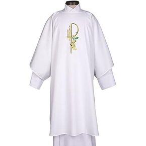 Eucharistic Dalmatic White, 48' long