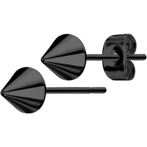 316L Surgical Steel Spike Stud Earrings for Women or Men (Choose color and size) in Kuwait