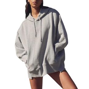 OU MgCE FAST FASHION Womens Oversized Hoodies Casual Drawsting Pullover Sweatshirt Fall Winter Y2K Hoodie with Pockets in Saudi Arabia