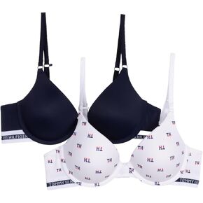 Tommy Hilfiger Women's Microfiber Push Up Bra 2-Pack in Saudi Arabia