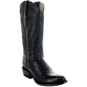 أحذية رعاة البقر Soto Boots للرجال بطباعة النعامة، أحذية رعاة البقر الرجالية بطباعة غريبة، أحذية غربية للرجال H7002