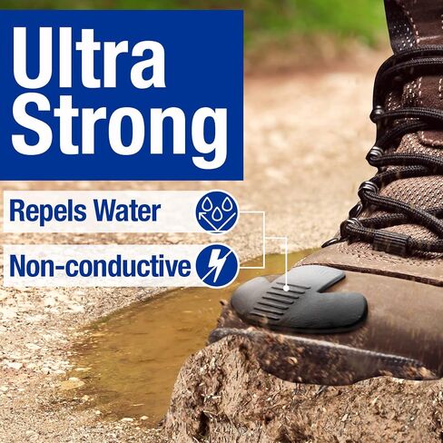 [6 Pack] Boot Toe Protectors to Stop Early Wear & Replacement - Simple Application Toe Guards for Boots - Boot Protector Toe Guard to Prevent Tears & Damage - Boot Saver for Rugged Work Conditions in Saudi Arabia