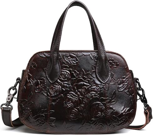 شنطة كروس للنساء من الجلد بمقبض علوي، شنطة يد ساتشيل كلاسيكية in Kuwait