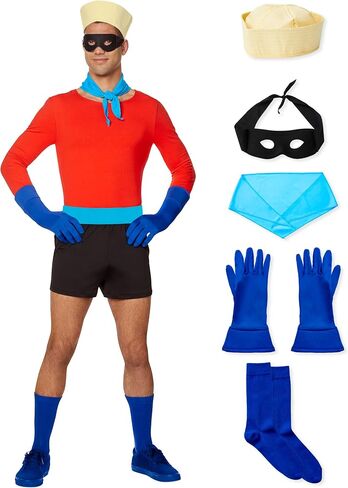 Spirit Halloween SpongeBob SquarePants Adult Barnacle Boy Costume | Officially Licensed | Group Costume | Nickelodeon in Saudi Arabia
