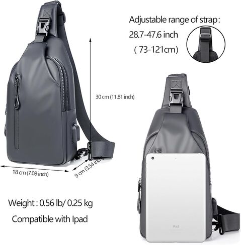 شنطة ظهر بحزام كروس للنساء والرجال من ايماجيريو، شنطة كتف وشنطة صدر للاستخدام اليومي للسفر والمشي لمسافات طويلة والاماكن الخارجية in Kuwait