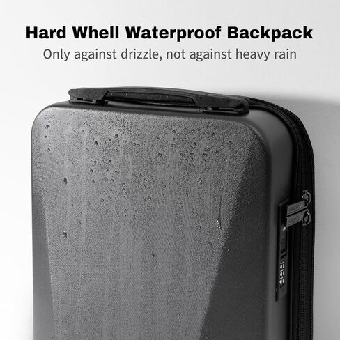 HANSSHOW Hard Shell Laptop Backpack, 17 Inch TSA Anti-Theft Waterproof Gaming Backpack, USB Charging Port Slim Bookbag in Kuwait