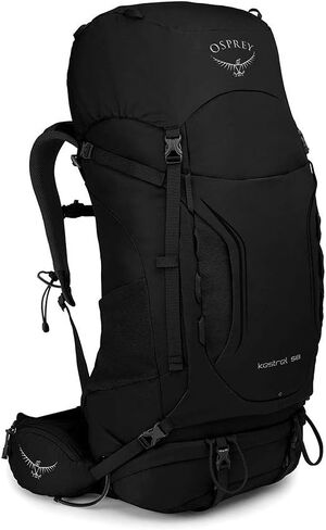 Osprey Kestrel 58L Men's Backpacking Backpack, Black, M/L in Saudi Arabia