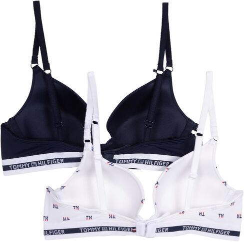 حمالة صدر نسائية من Tommy Hilfiger مصنوعة من الألياف الدقيقة مكونة من قطعتين in Saudi Arabia
