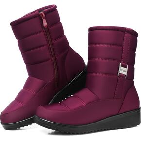 أحذية الثلوج SWQZVT للنساء للشتاء: حذاء دافئ مقاوم للماء للسيدات مريح معزول للطقس البارد in Kuwait