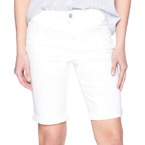 NYDJ Women's Petite Briella Jean Shorts with Roll Cuffs | Slimming & Flattering Fit in Saudi Arabia