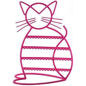 حامل حلق على شكل قطة من اراد، زهري، LIL-KA-130 in Kuwait