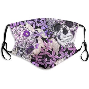 قناع وجه جمجمة قابل لإعادة الاستخدام من GYHUAD، أقنعة قابلة للتعديل وجيدة التهوية للرجال والنساء in Kuwait