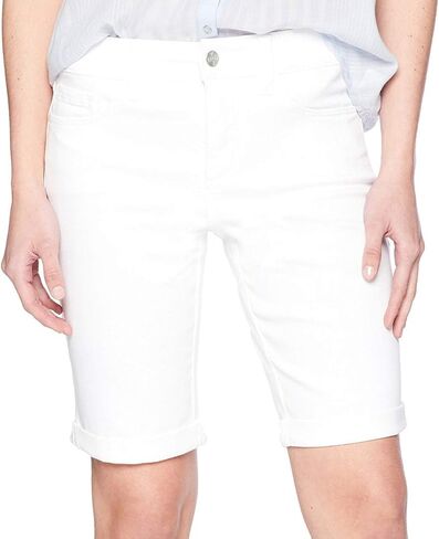 NYDJ Women's Petite Briella Jean Shorts with Roll Cuffs | Slimming & Flattering Fit in Saudi Arabia