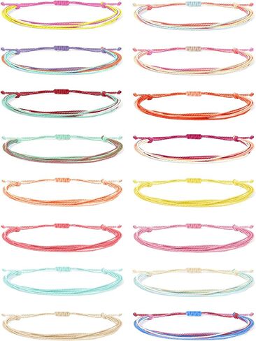 Roe Dolph String Bracelets For Men Waterproof Summer Bracelet Wave Surfer Bracelets Adjustable Beach Bracelets For Guy in Saudi Arabia