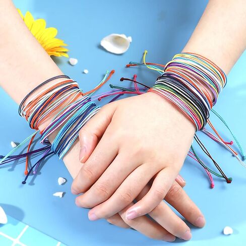 Roe Dolph String Bracelets For Men Waterproof Summer Bracelet Wave Surfer Bracelets Adjustable Beach Bracelets For Guy in Saudi Arabia