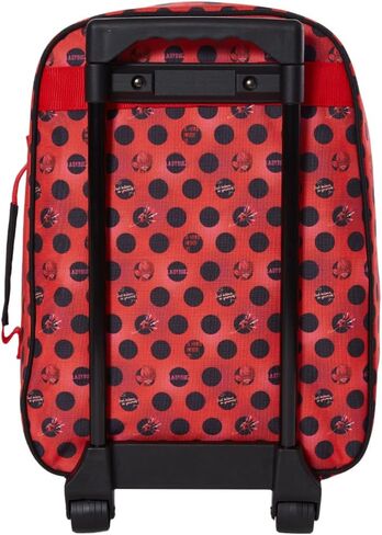 Miraculous Ladybug Carry On Rolling Kids Luggage with Wheels for Girls, 18 Inch, Superhero Lady Bug Convertible Duffle Bag with Side Handle in Kuwait