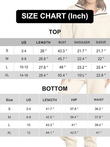 STITCH FEED Womens 2 Piece Outfits Sweatsuit Half Zip Pullover Long Sleeve Sweatshirt Jogger Pants Lounge Set with pockets in Saudi Arabia