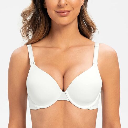 MELENECA Women's Full Coverage Underwire Support Plus Size Breastfeeding Nursing Bra in Saudi Arabia
