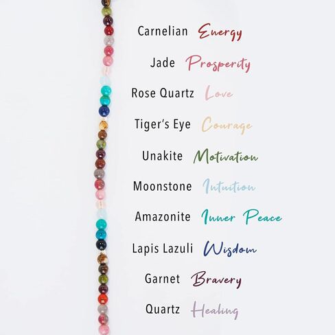 سوار شفاء شاكرا الطاقة 6 مم من لوتس ولونا مع أحجار اليشم الحقيقية واللؤلؤ والكوارتز الوردي والجمشت وحجر القمر... in Kuwait