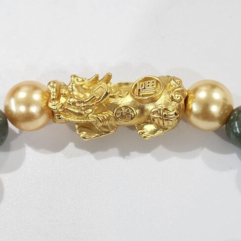 Heavens Tvcz Thai Jade Bracelet Women Good Luck with Chain Feng Shui Bracelets Xiu Pi Yao Gold Chinese Dragon Attract Good Luck Wealth Jewelry in Saudi Arabia