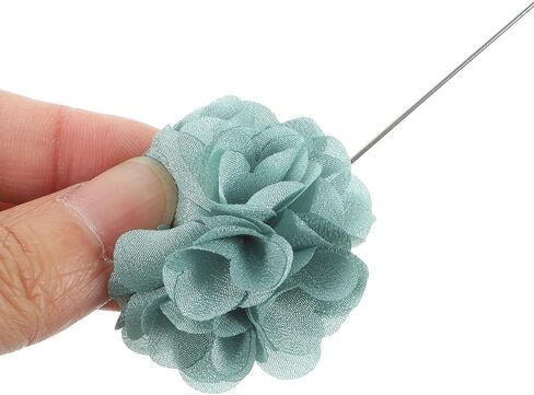 PRETYZOOM للرجال ديكور 16 قطعة دبوس طية صدر السترة على شكل زهرة للرجال دبوس العروة دبوس حفلة موسيقية رجل بدلة الديكور الزهور الملحقات لبدلة الزفاف العريس ديكور الزفاف in Kuwait