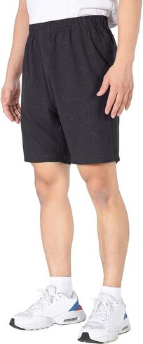 LTIFONE Gym Shorts for Men, Quick Dry Workout Sport Shorts, Mens Exercise Summer Shorts with Zipper Pockets, for Tennis in Kuwait