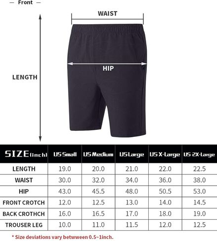 LTIFONE Gym Shorts for Men, Quick Dry Workout Sport Shorts, Mens Exercise Summer Shorts with Zipper Pockets, for Tennis in Kuwait