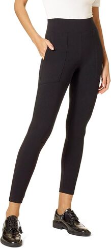 UTOPIA By HUE Women's Cotton Leggings with Functional Front Pockets in Saudi Arabia
