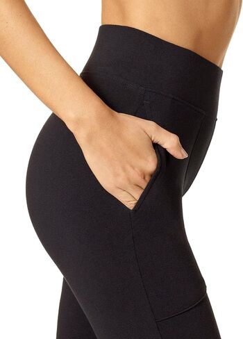 UTOPIA By HUE Women's Cotton Leggings with Functional Front Pockets in Saudi Arabia
