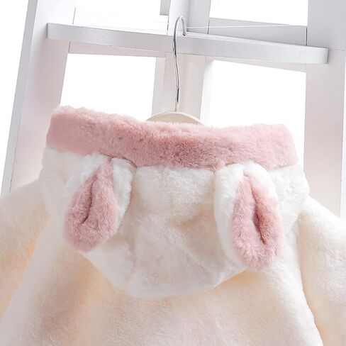 UAZNegozio Faux Fur Coat Newborn Infant Baby Girl Jacket Cape Cloak Poncho 0-3 Years in Kuwait