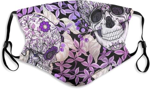 قناع وجه جمجمة قابل لإعادة الاستخدام من GYHUAD، أقنعة قابلة للتعديل وجيدة التهوية للرجال والنساء in Kuwait