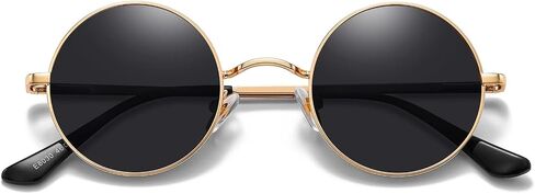 MEETSUN Small Round Sunglasses Polarized for Men Women Retro Vintage Circle Hippie Sun Glasses UV400 in Kuwait