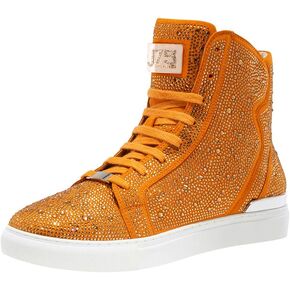 J75 Men's Sestos Jeweled High Top Fashion Sneaker | Lightweight Comfortable & Durable in Saudi Arabia
