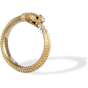 كوبرتيست دبليو يو خاتم نحاسي بتصميم ثعبان من اوروبوروس، مجوهرات جمالية هدية للرجال والنساء in Kuwait